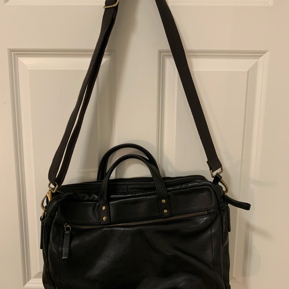 Fossil Bags Fossil Mens Brief Case With Strap Poshmark